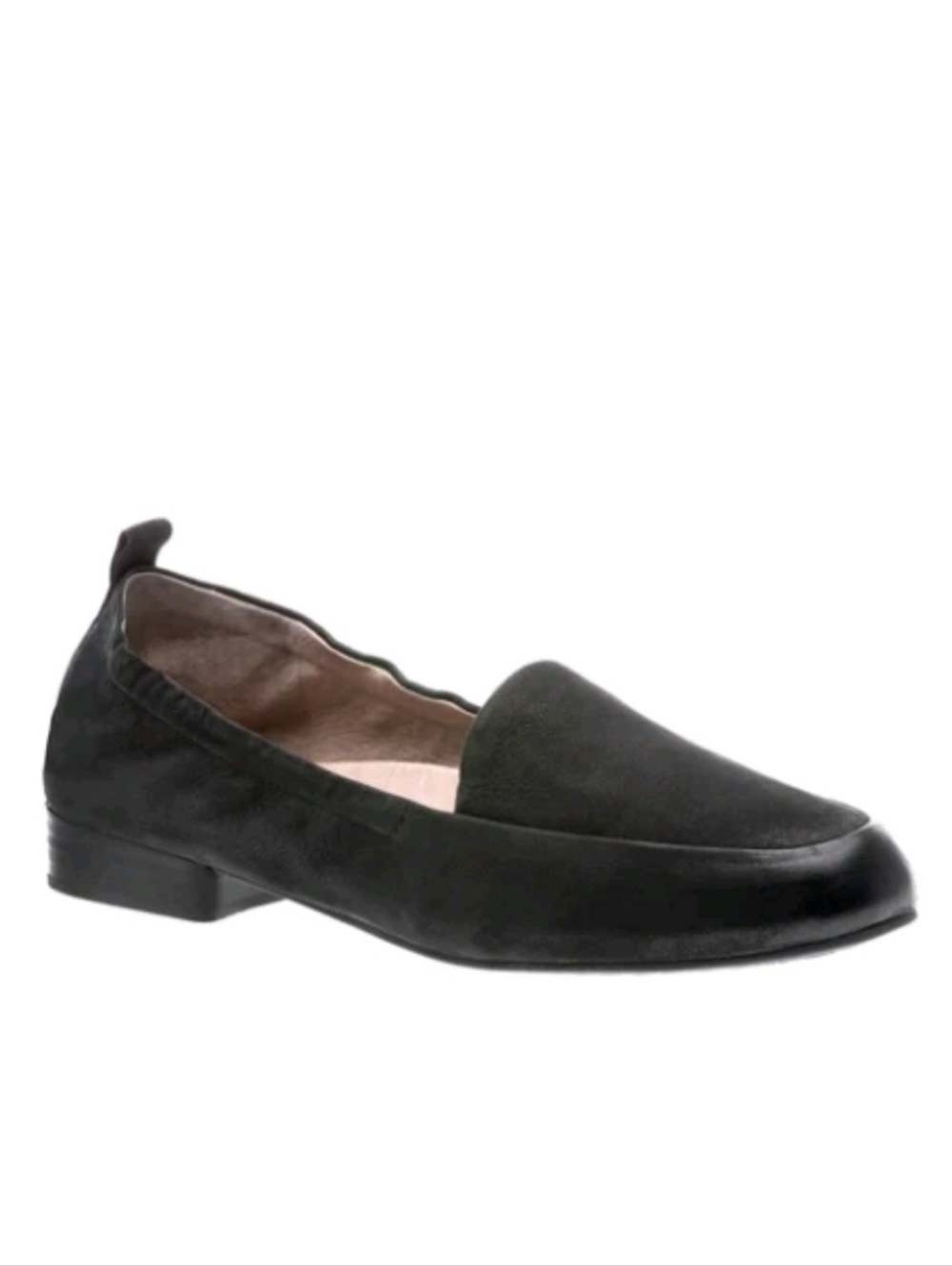Abeo Jean Classic Black Leather Slip-On Loafer